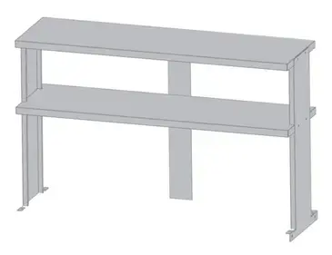 Turbo Air TSOS-3R-T Overshelf, Table-Mounted