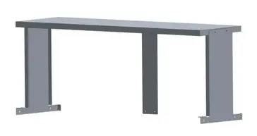 Turbo Air TSOS-4SW Overshelf, Table-Mounted