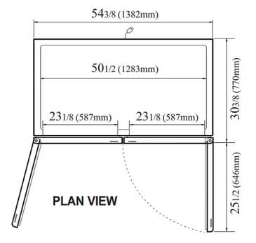 Turbo Air TSR-49SD-N6 Refrigerator, Reach-in