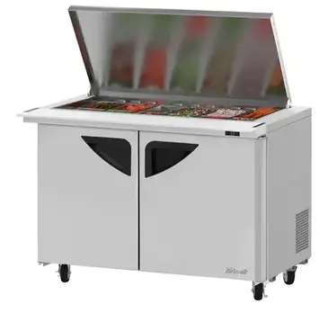 Turbo Air TST-48SD-18-N-FL Refrigerated Counter, Mega Top Sandwich / Salad Un