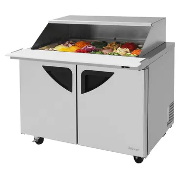 Turbo Air TST-48SD-18-N-SL Refrigerated Counter, Mega Top Sandwich / Salad Un