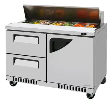 Turbo Air TST-48SD-D2R(L)-FB-N Refrigerated Counter, Sandwich / Salad Unit