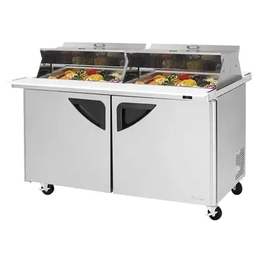 Turbo Air TST-60SD-24-N-DS Refrigerated Counter, Mega Top Sandwich / Salad Un