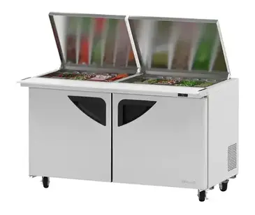 Turbo Air TST-60SD-24-N-FL Refrigerated Counter, Mega Top Sandwich / Salad Un