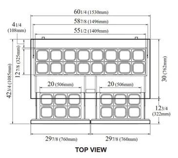 Turbo Air TST-60SD-D4-N Refrigerated Counter, Sandwich / Salad Unit