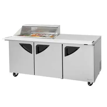 Turbo Air TST-72SD-15M-N-CL Refrigerated Counter, Mega Top Sandwich / Salad Un