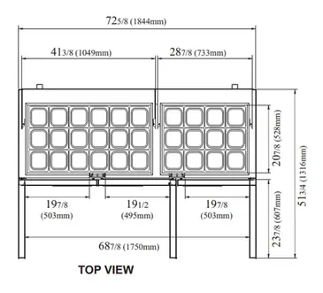 Turbo Air TST-72SD-30-N Refrigerated Counter, Mega Top Sandwich / Salad Un