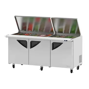 Turbo Air TST-72SD-30-N-FL Refrigerated Counter, Mega Top Sandwich / Salad Un