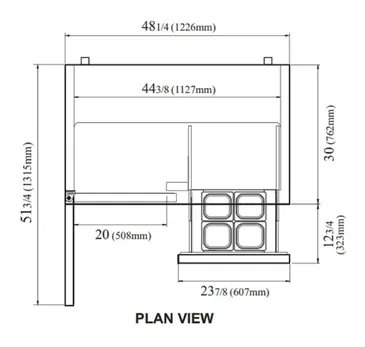 Turbo Air TUF-48SD-D2-N Freezer, Undercounter, Reach-In