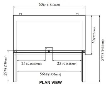 Turbo Air TUR-60SD-N Refrigerator, Undercounter, Reach-In