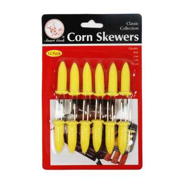 UNITED POWER GROUP Corn Skewers, Yellow, Plastic, Metal, United Power 37012