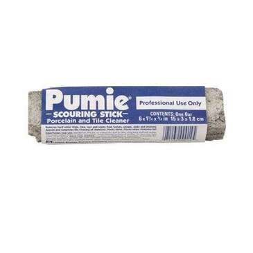 UNITED STATES PUMICE CO. Scouring Stick, 6" x 1.25", Grey, Pumice, Heavy-Duty, Pumie JAN-12