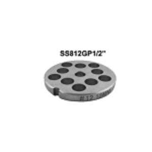 UNIWORLD PERSADA INT'L Chopper Plate, 1/2", Stainless Steel, Meat Grinder/Chopper Part, Uniworld Persada 812GP1/2