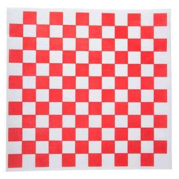 USA PAPER PACKAGE Sandwich Wrap, 14" x 14", Red Checkered, Grease Resistant, (1000/Pack), USA Paper Packaging RCG114