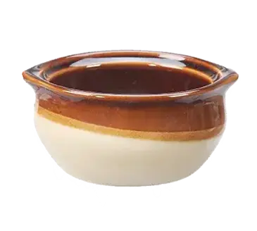 Vertex China OSC-12-CB Soup Bowl Crock, Onion