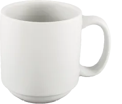 Mug, 10 Oz, White, China, Summit, Vertex China SM-P