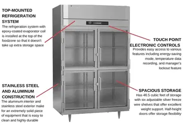 Victory Refrigeration FSA-2D-S1-HG-HC Freezer, Reach-in