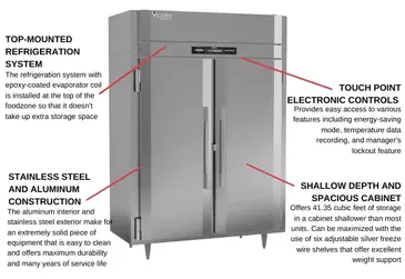 Victory Refrigeration RSA-2N-S1-HC Refrigerator, Reach-in
