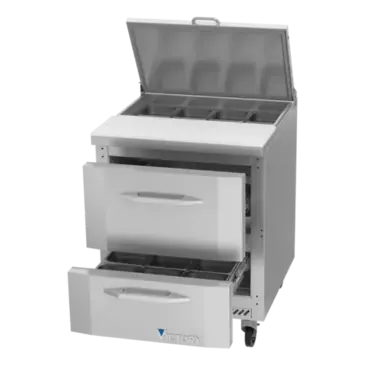 Victory Refrigeration VSPD27HC-08-2 Refrigerated Counter, Sandwich / Salad Unit