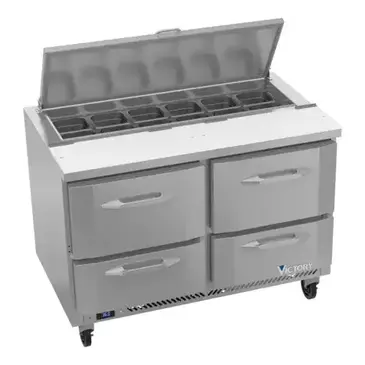 Victory Refrigeration VSPD48HC-12-4 Refrigerated Counter, Sandwich / Salad Unit