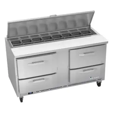 Victory Refrigeration VSPD60HC-16-4 Refrigerated Counter, Sandwich / Salad Unit