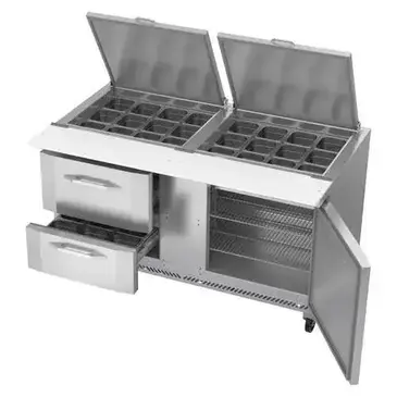 Victory Refrigeration VSPD60HC-24B-2 Refrigerated Counter, Mega Top Sandwich / Salad Un