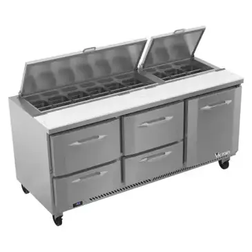 Victory Refrigeration VSPD72HC-18-4 Refrigerated Counter, Sandwich / Salad Unit