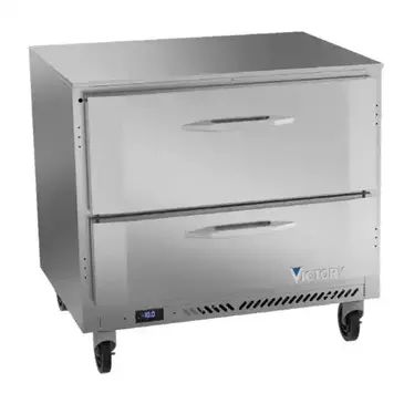 Victory Refrigeration VUFD36HC-2 Freezer, Undercounter, Reach-In