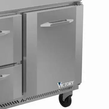 Victory Refrigeration VUFD48HC-2 Freezer, Undercounter, Reach-In