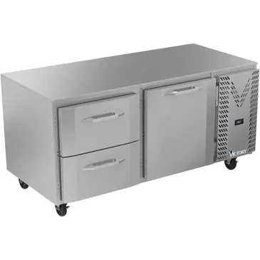 Victory Refrigeration VURD67HC-2 Refrigerator, Undercounter, Reach-In