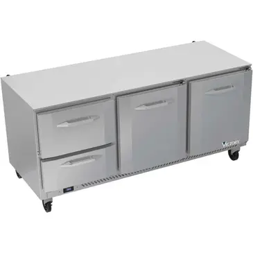 Victory Refrigeration VURD72HC-2 Refrigerator, Undercounter, Reach-In