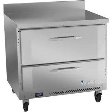 Victory Refrigeration VWFD36HC-2 Freezer Counter, Work Top