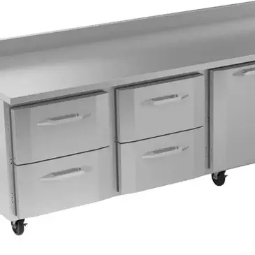 Victory Refrigeration VWRD119HC-4 Refrigerated Counter, Work Top