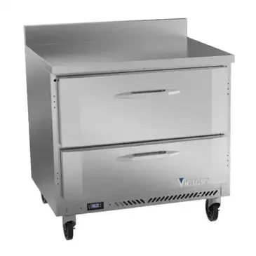 Victory Refrigeration VWRD36HC-2 Refrigerated Counter, Work Top