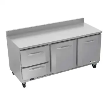 Victory Refrigeration VWRD72HC-2 Refrigerated Counter, Work Top