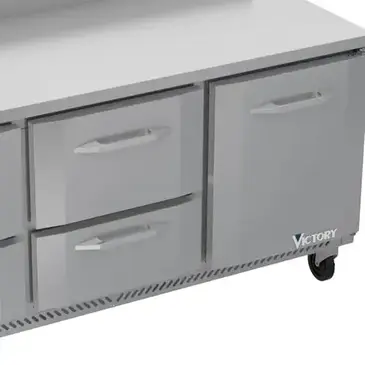 Victory Refrigeration VWRD72HC-4 Refrigerated Counter, Work Top