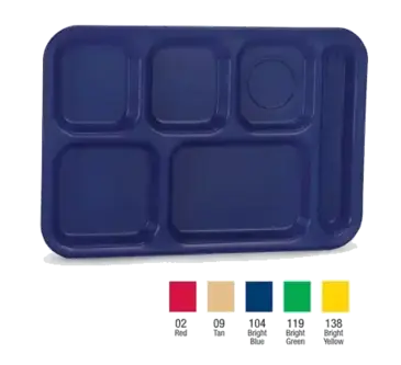 Vollrath 2015-02 Tray, Compartment, Plastic