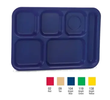 Vollrath 2614-02 Tray, Compartment, Plastic