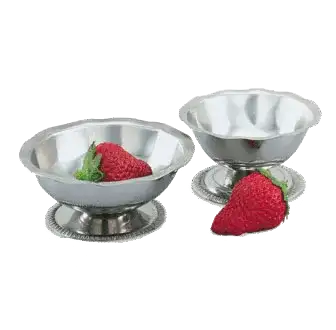 Vollrath 48015 Ice Cream Sundae Dessert Dish, Metal