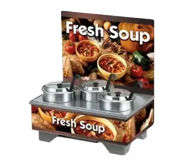 Vollrath 720201103 Soup Merchandiser, Countertop