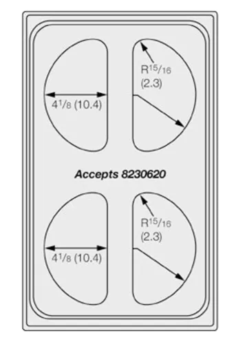 Vollrath 8241310 Adapter Plate