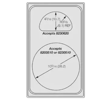 Vollrath 8241414 Adapter Plate