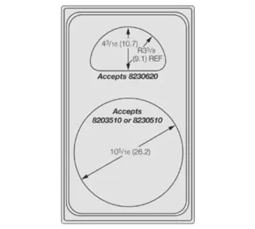 Vollrath 8241414 Adapter Plate