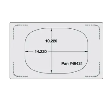 Vollrath 8242716 Adapter Plate