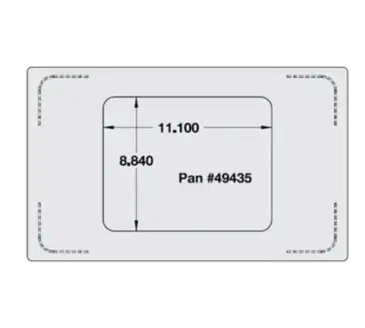 Vollrath 8242814 Adapter Plate