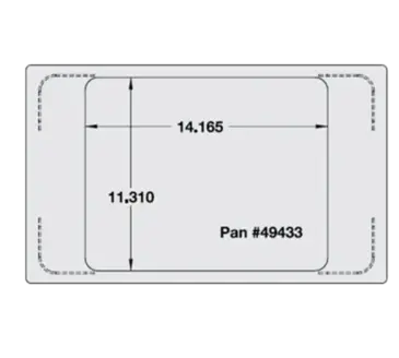 Vollrath 8242914 Adapter Plate