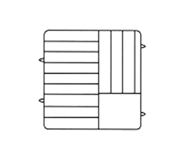 Vollrath PM1211-3 Dishwasher Rack, Plates