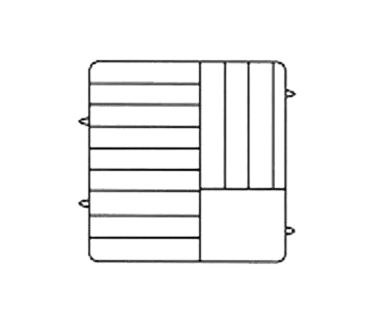 Vollrath PM1211-3 Dishwasher Rack, Plates