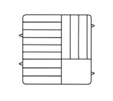 Vollrath PM1211-5 Dishwasher Rack, Plates