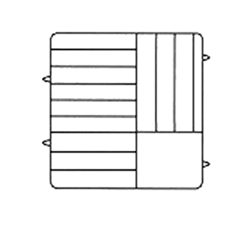 Vollrath PM1211-5 Dishwasher Rack, Plates